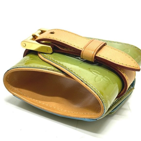 LOUIS VUITTON MonogramVernis Lafayette-Street Bangle Bracelet Green - Picture 3 of 11